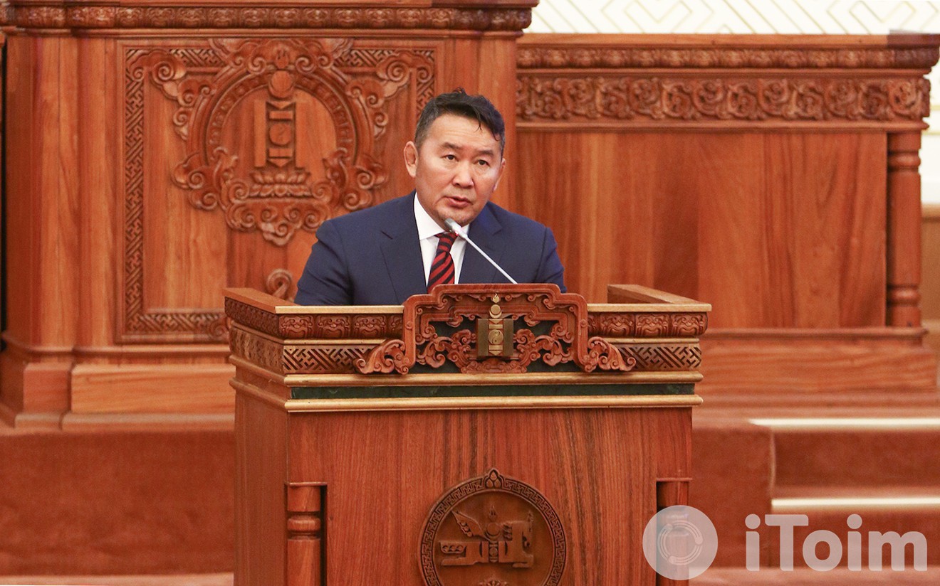 Ерөнхийлөгч ААНОАТ-ын тухай шинэчилсэн найруулгын төсөлд санал хүргүүлэв